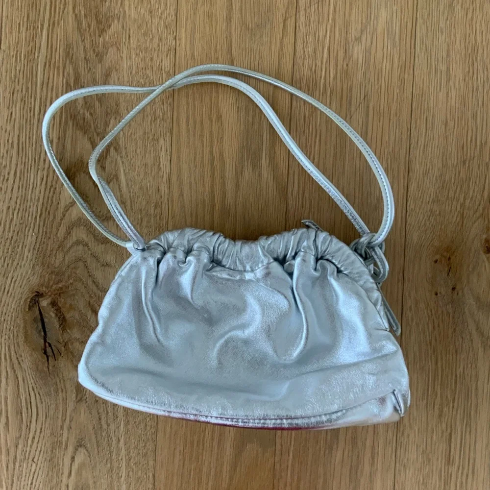 Mansur Gavriel Mini Cloud Clutch - Silver - Picture 4 of 11
